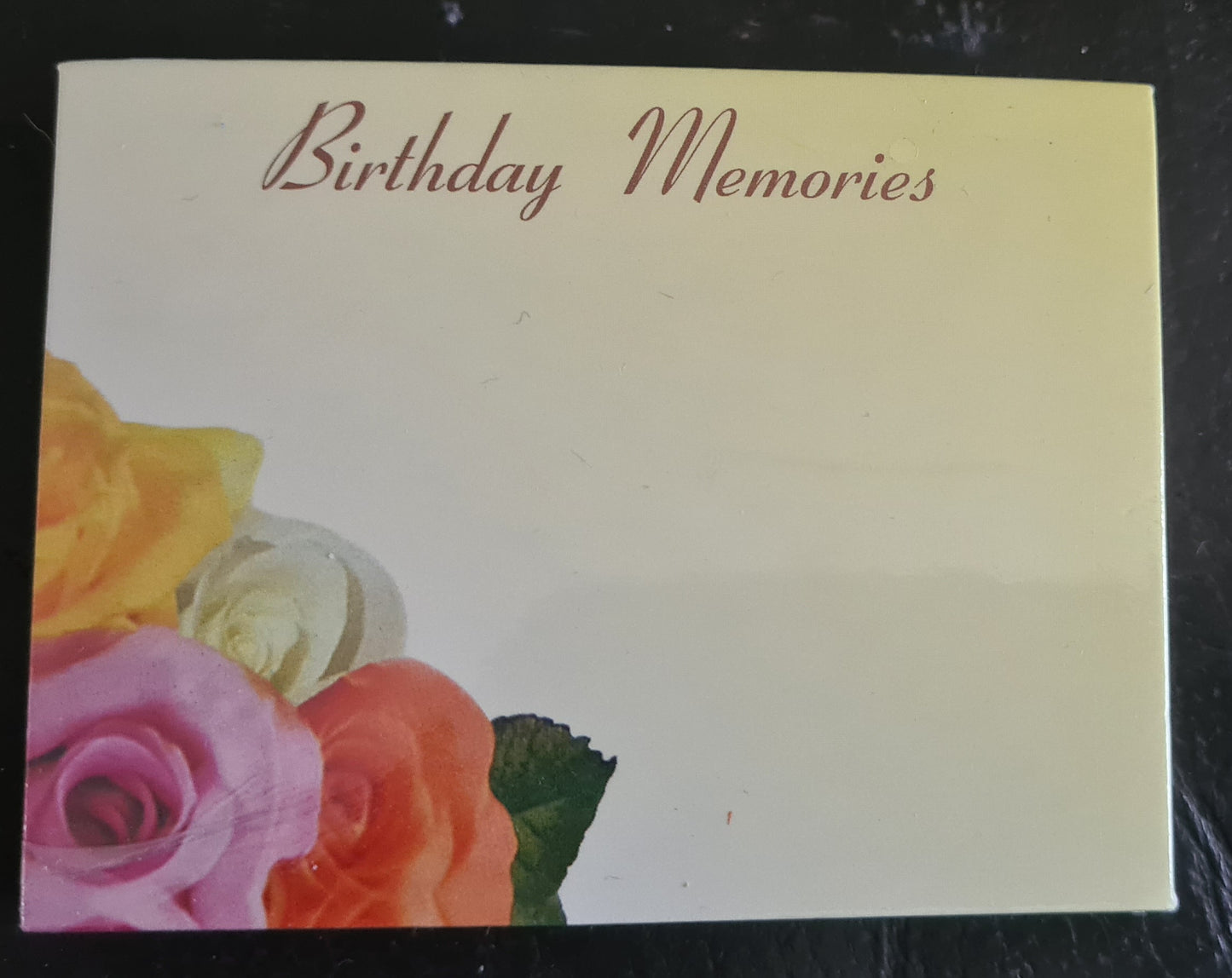 10 x 'Birthday Memories' Flower Card