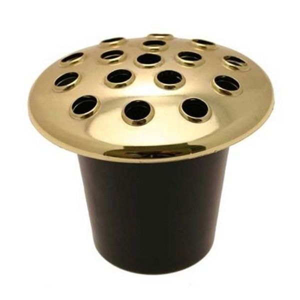 Black Grave Vase Liner 10cm high